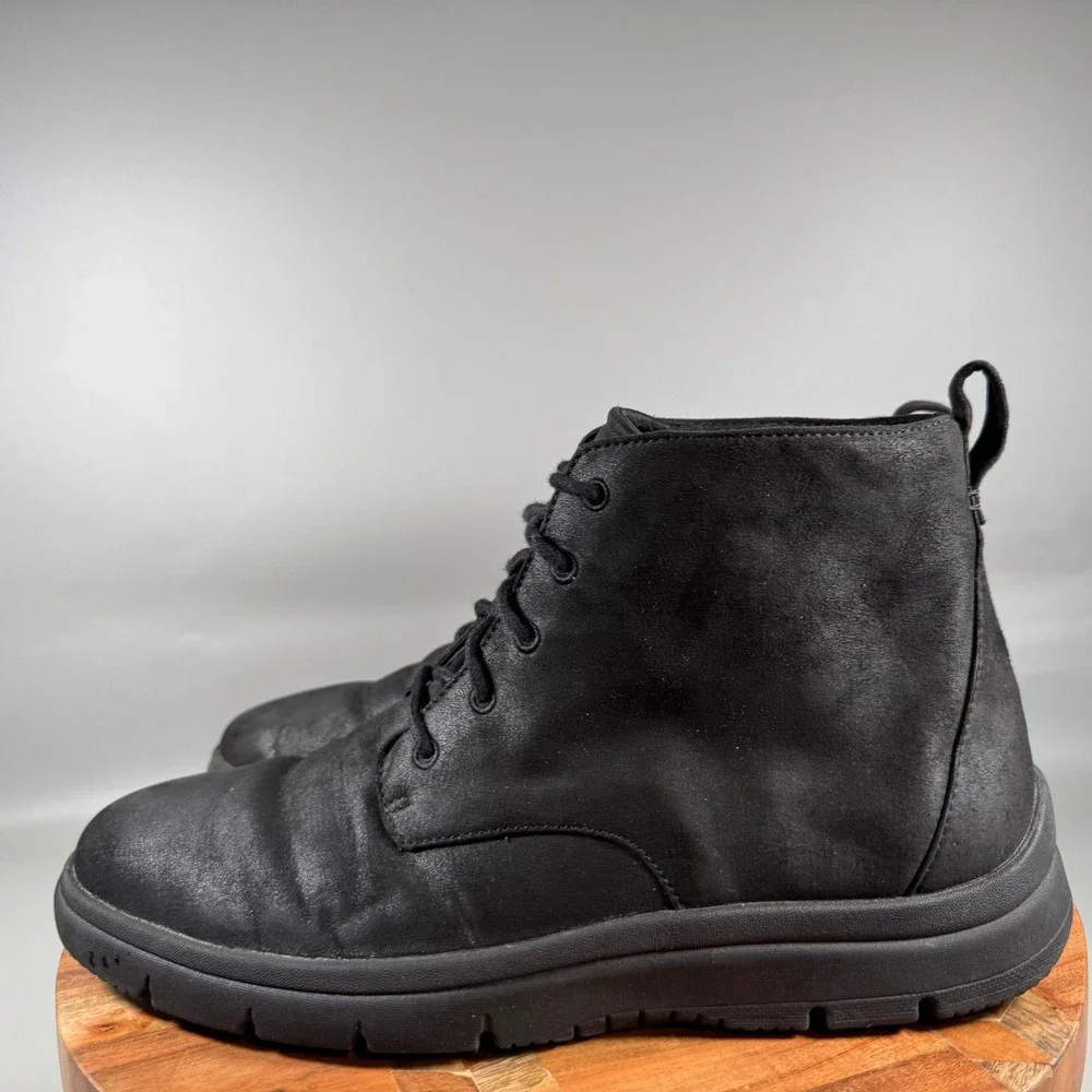 Clarks Step‎ Verve Hi Mens Black Lace Up Chukka Ankle Boots US 11